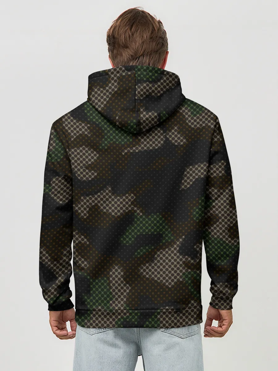 Худи мужской база хлопок / КАМУФЛЯЖ