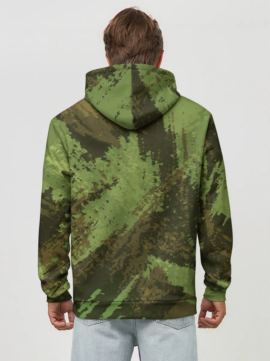 Худи мужской база хлопок / КАМУФЛЯЖ BROWN