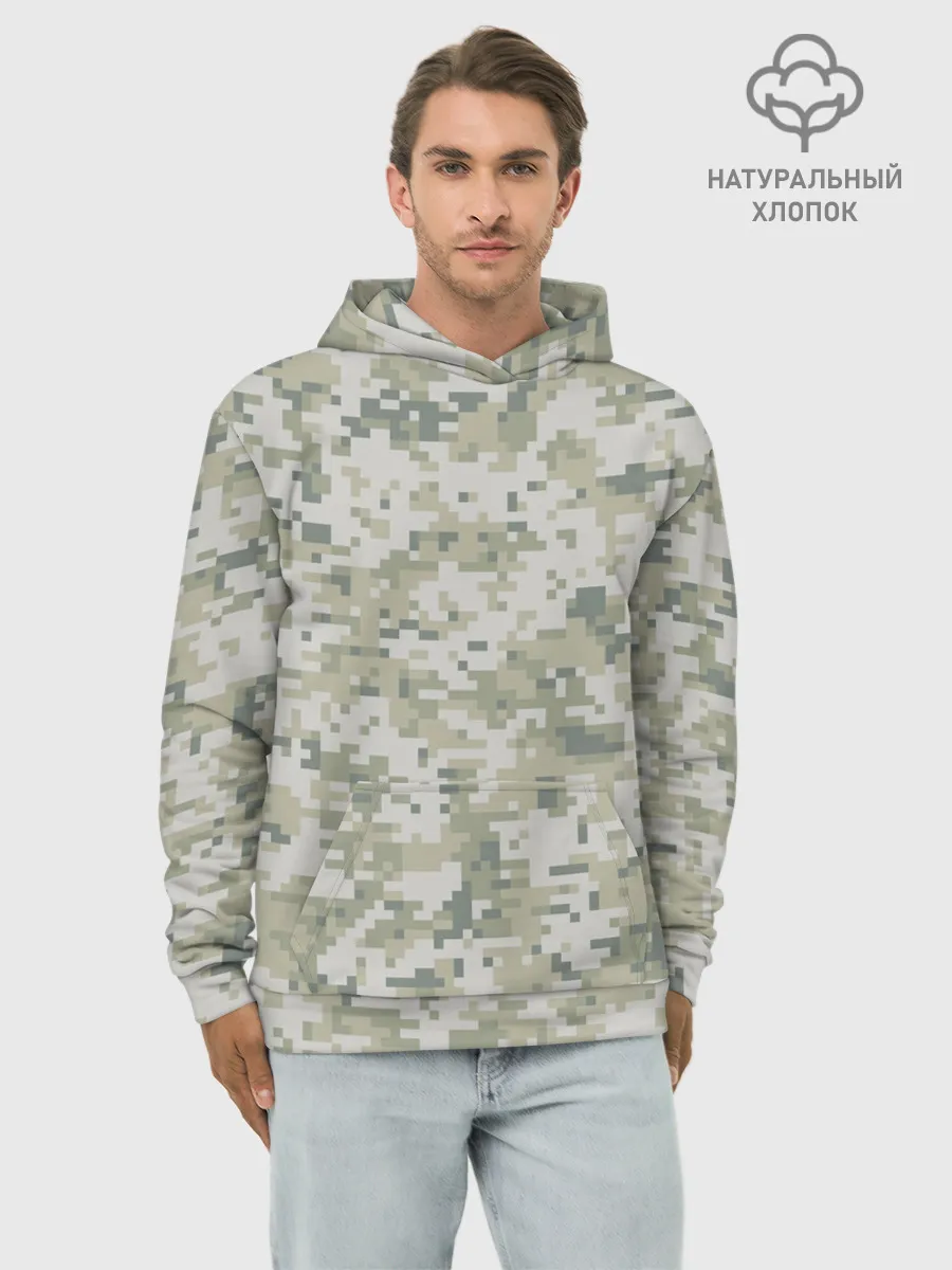 Худи мужской база хлопок / КАМУФЛЯЖ