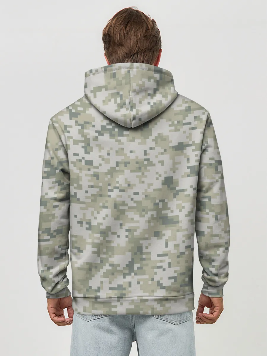 Худи мужской база хлопок / КАМУФЛЯЖ