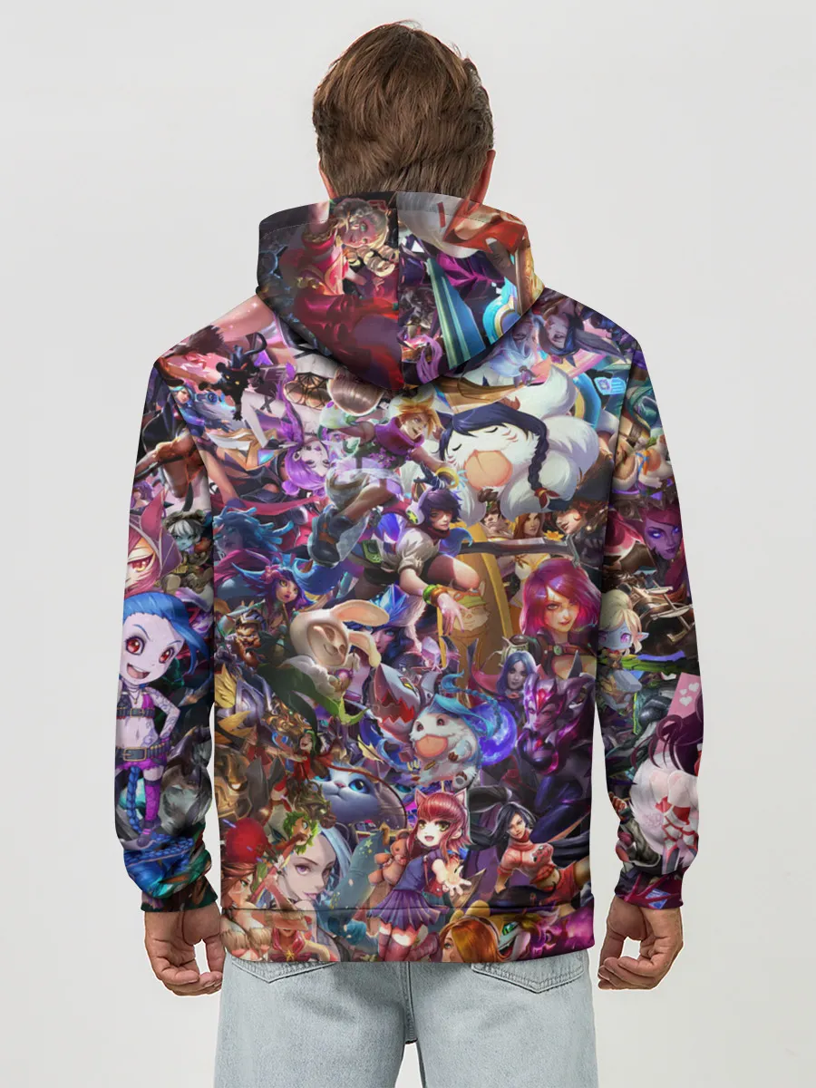 Худи мужской база хлопок / League of Legends