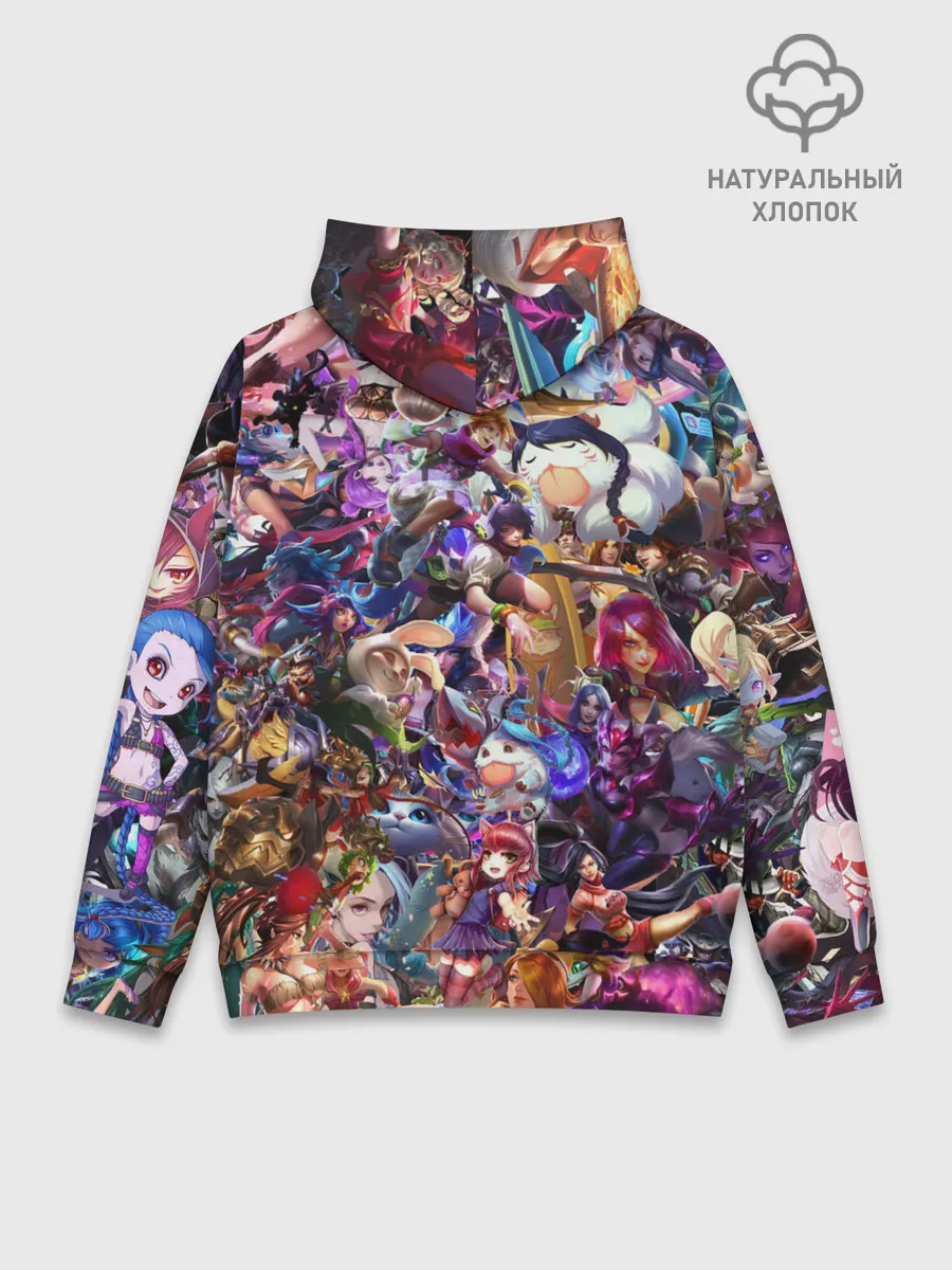 Худи мужской база хлопок / League of Legends