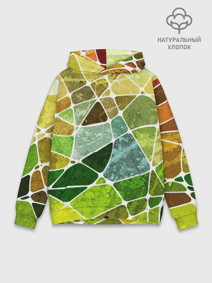 Худи мужской база хлопок / Мозаика