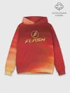 Худи мужской база хлопок / The Flash Logo Pattern