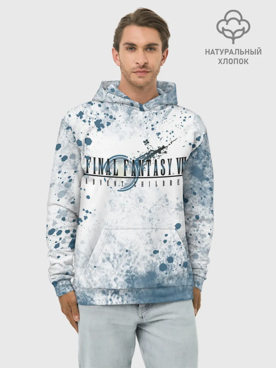 Худи мужской база хлопок / Final Fantasy VII Remake