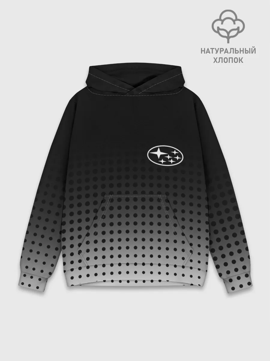 Худи мужской база хлопок / Subaru