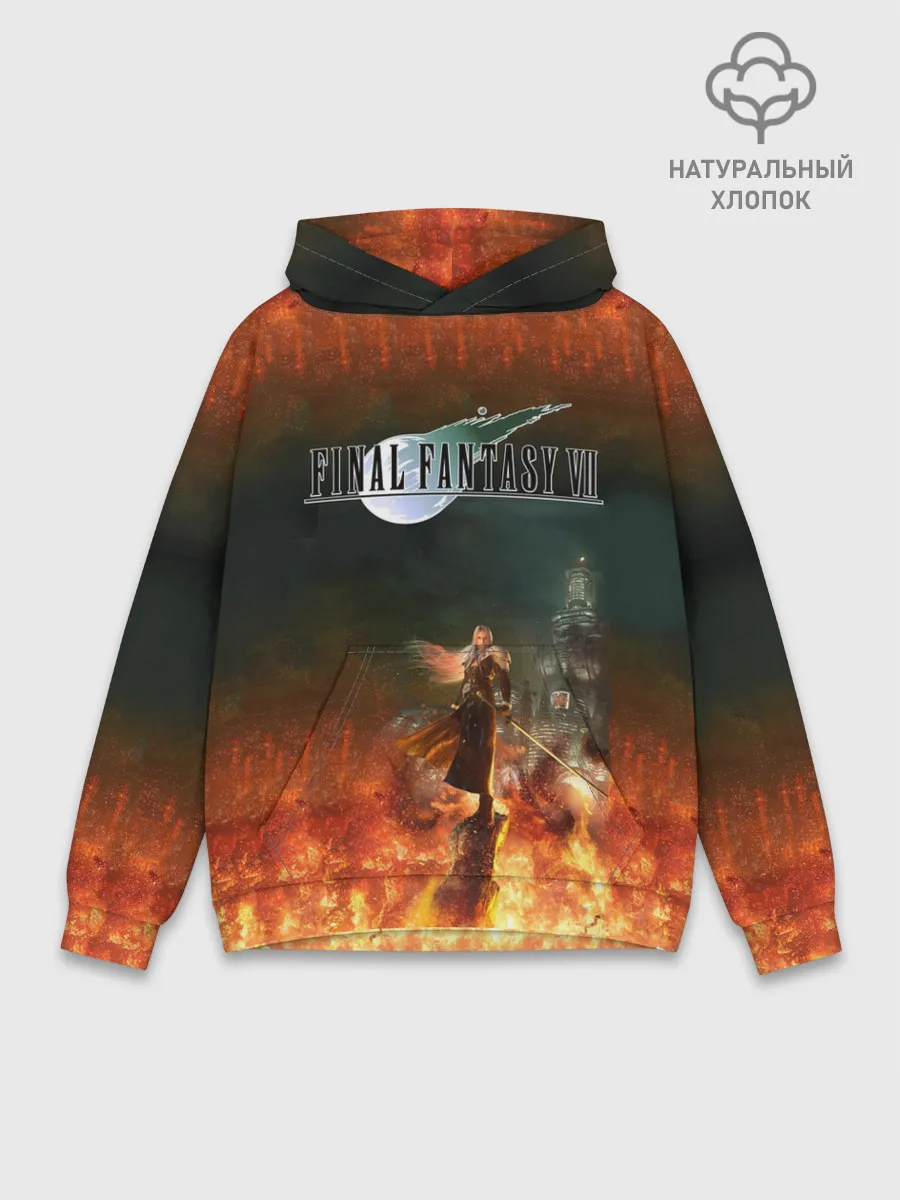 Худи мужской база хлопок / Final Fantasy VII Remake