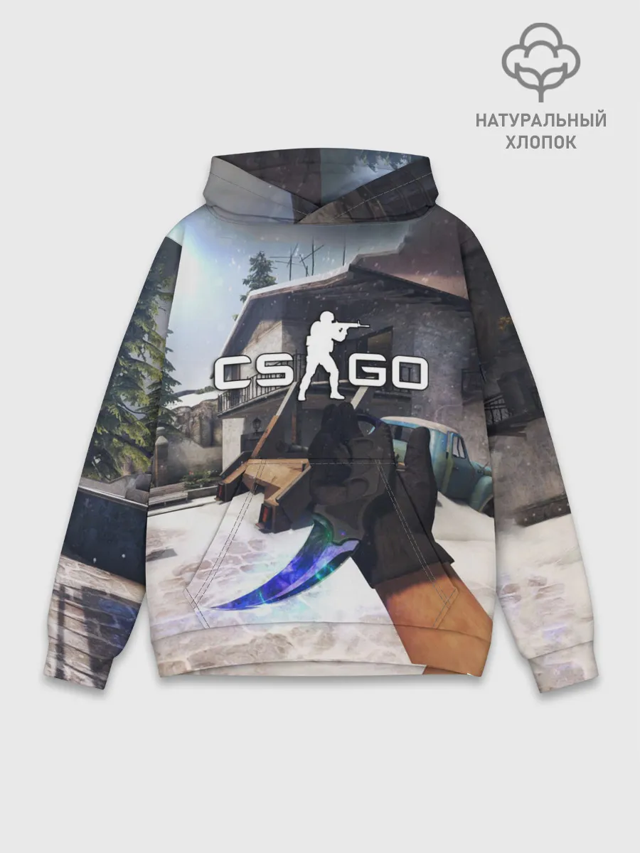 Худи мужской база хлопок / CS:GO
