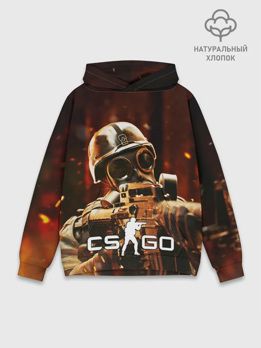 Худи мужской база хлопок / CS:GO