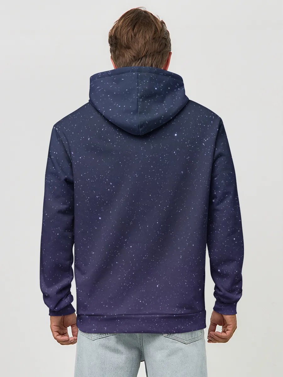 Худи мужской база хлопок / Космос