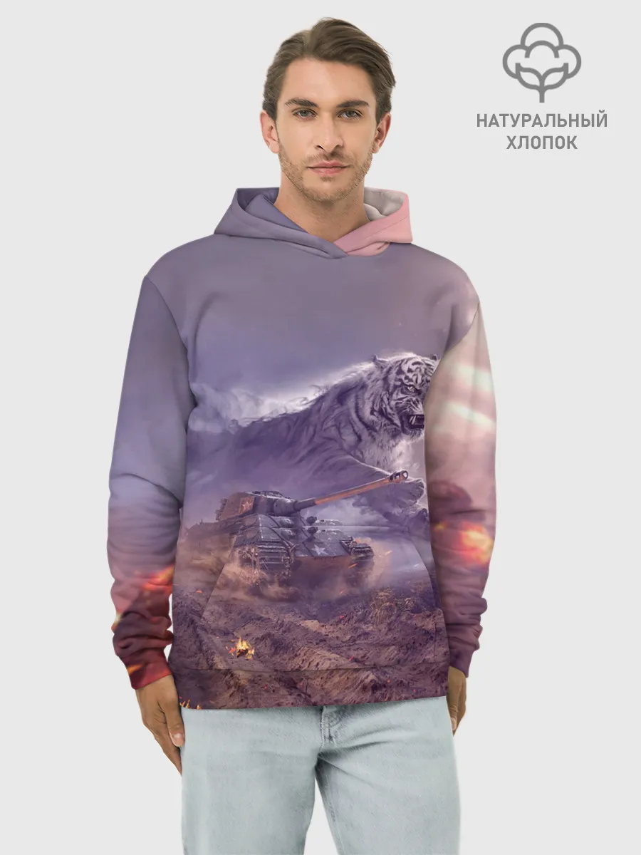 Худи мужской база хлопок / Танк