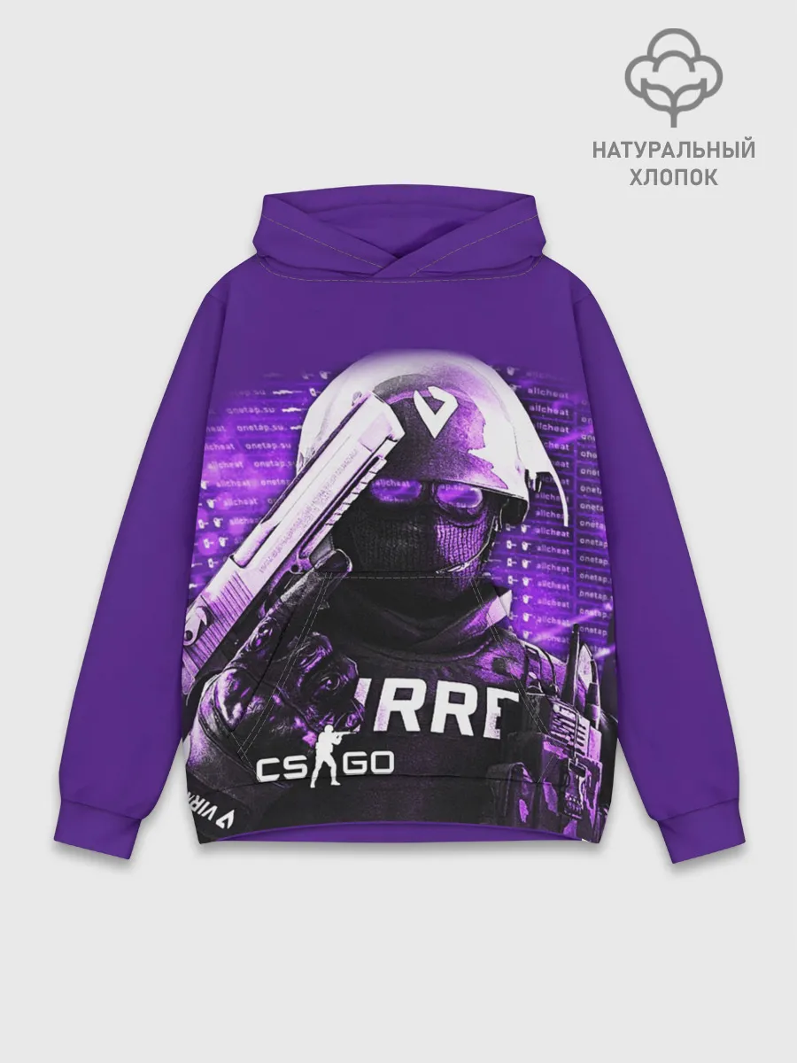 Худи мужской база хлопок / CS:GO