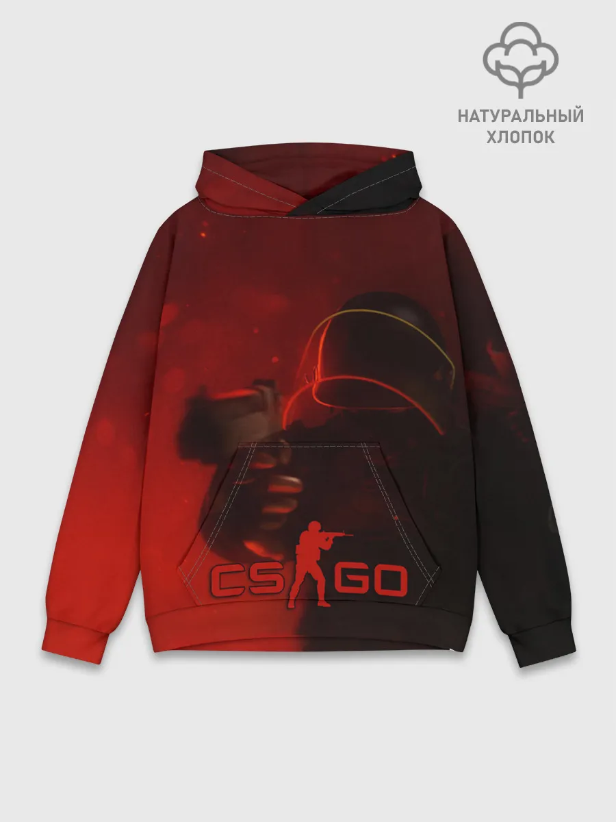 Худи мужской база хлопок / CS:GO