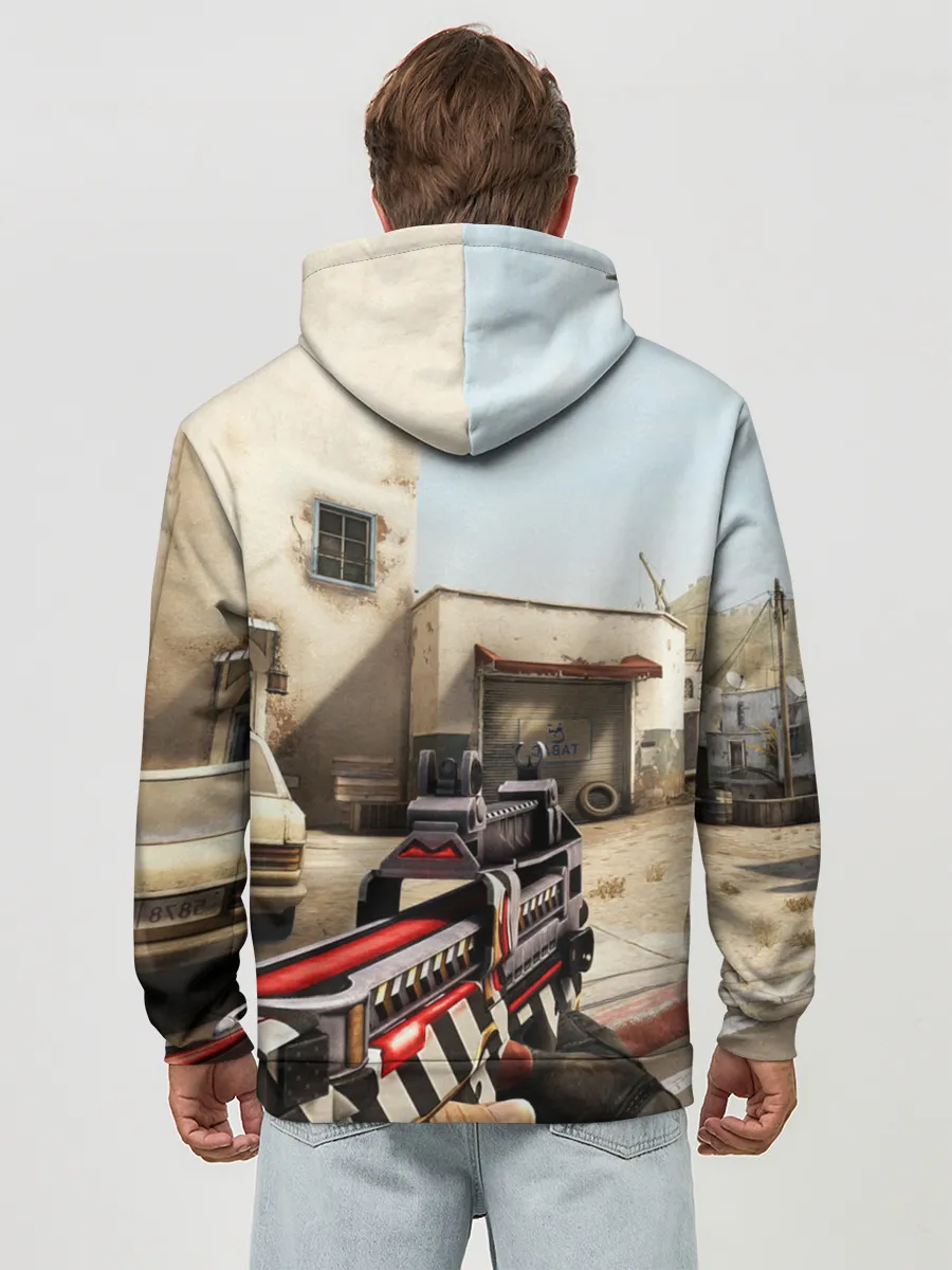 Худи мужской база хлопок / CS:GO - The Aggressor | Aгрессор