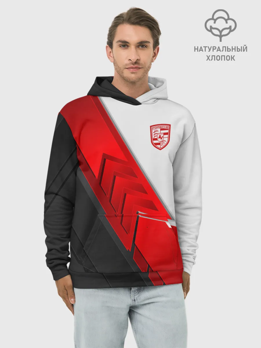 Худи мужской база хлопок / Porsche