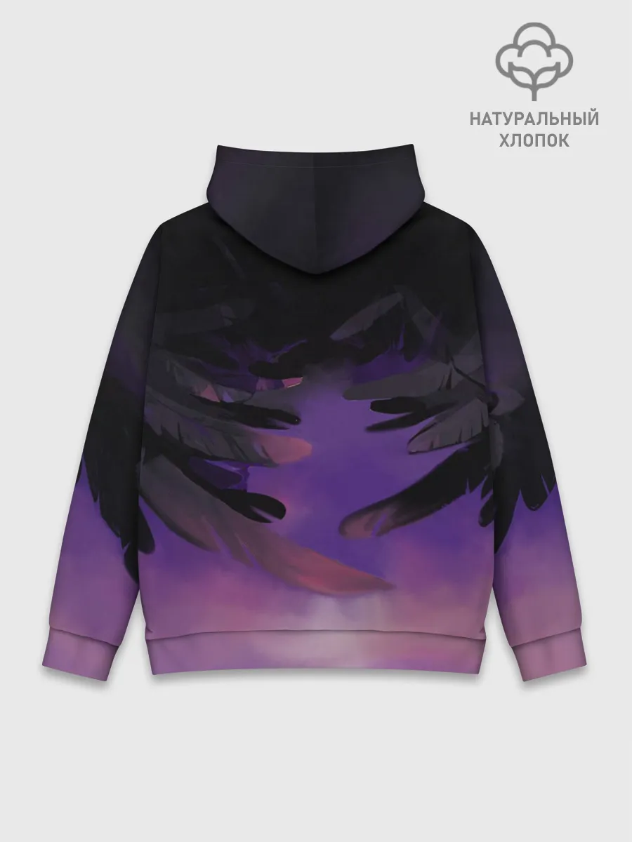 Худи мужской база хлопок / Крылья Хаула