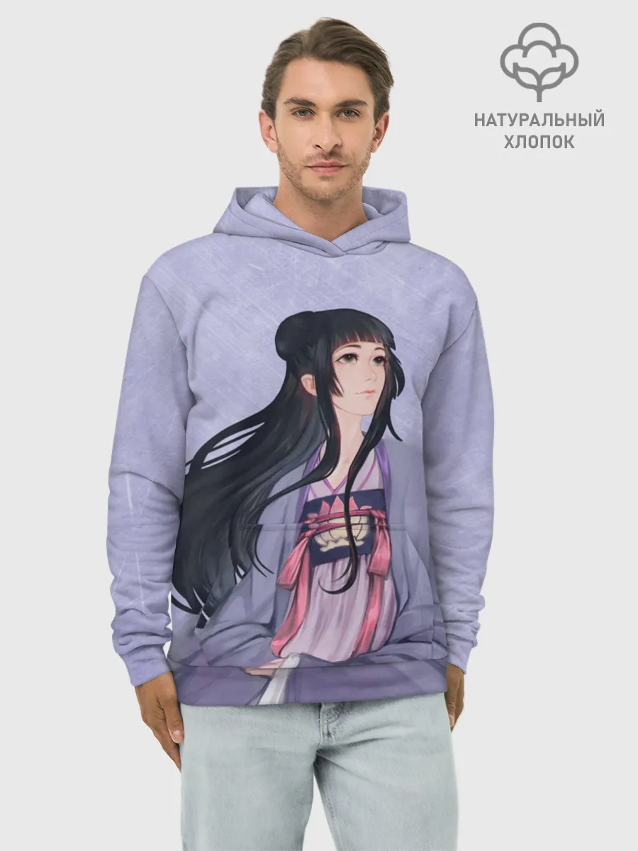 Худи мужской база хлопок / Цзян Яньли