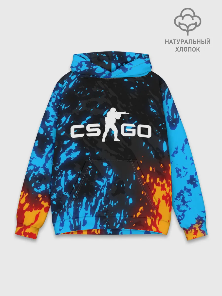 Худи мужской база хлопок / CS GO