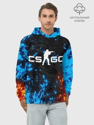 Худи мужской база хлопок / CS GO