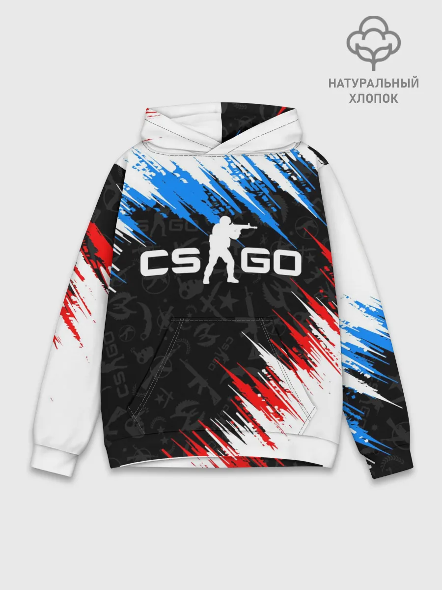 Худи мужской база хлопок / CS GO