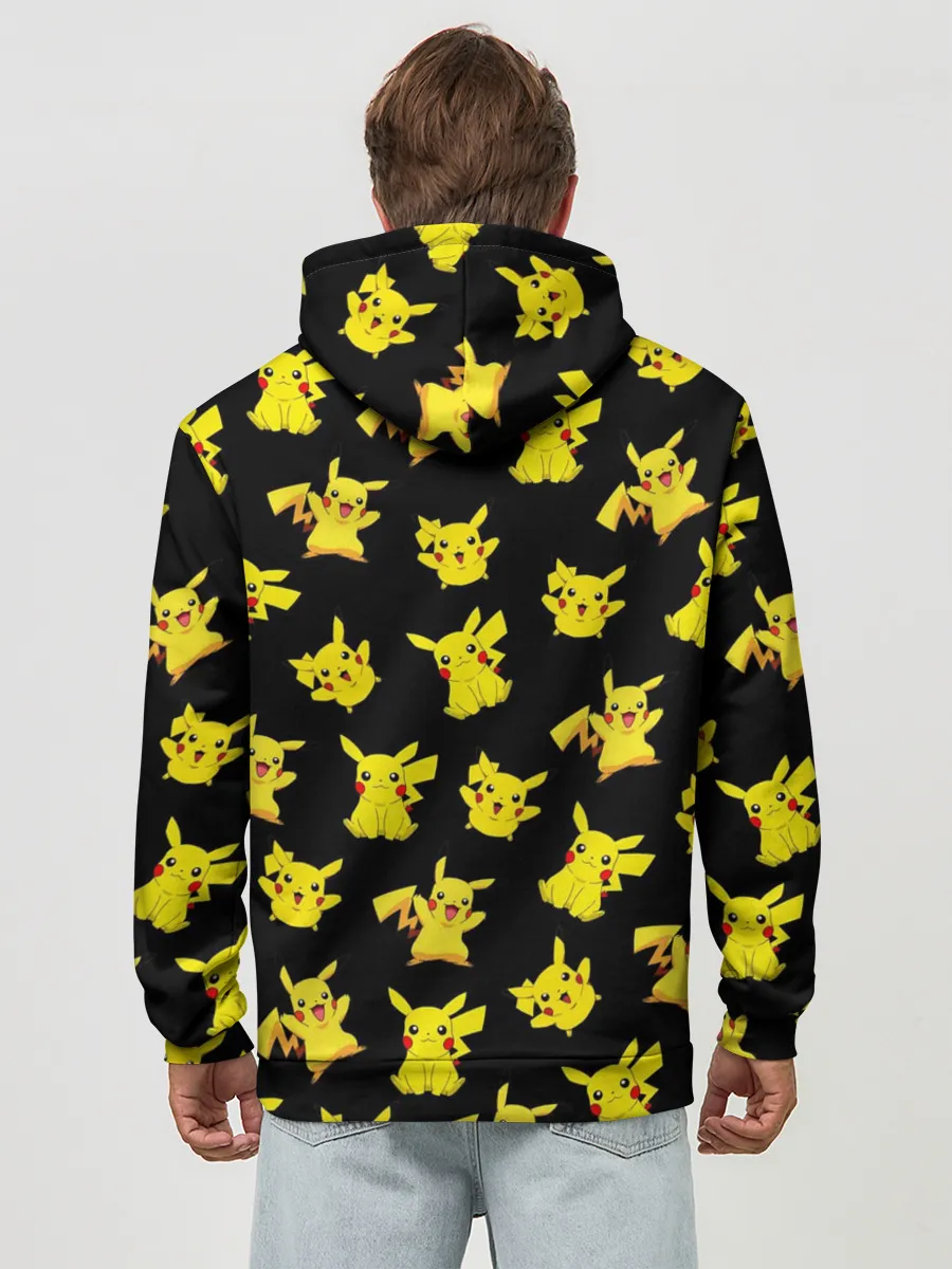 Худи мужской база хлопок / ПИКАЧУ