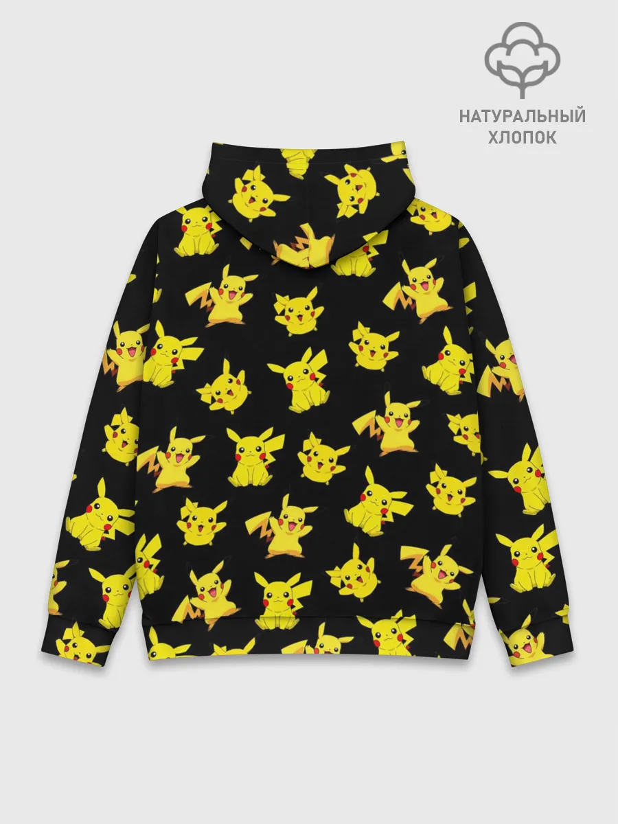 Худи мужской база хлопок / ПИКАЧУ