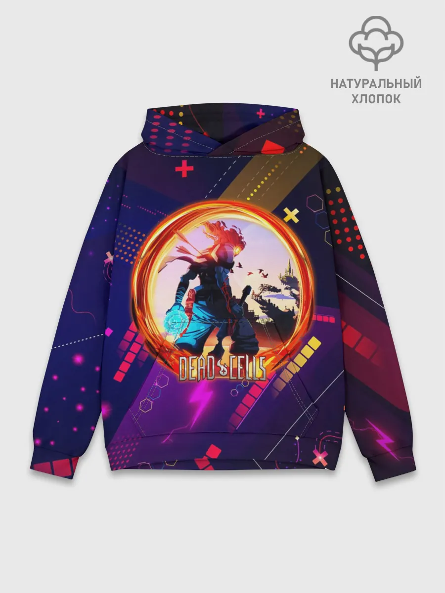Худи мужской база хлопок / Dead Cells