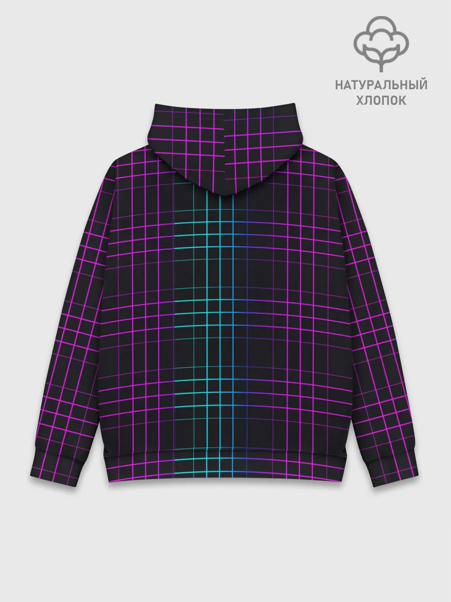 Худи мужской база хлопок / Neon cell