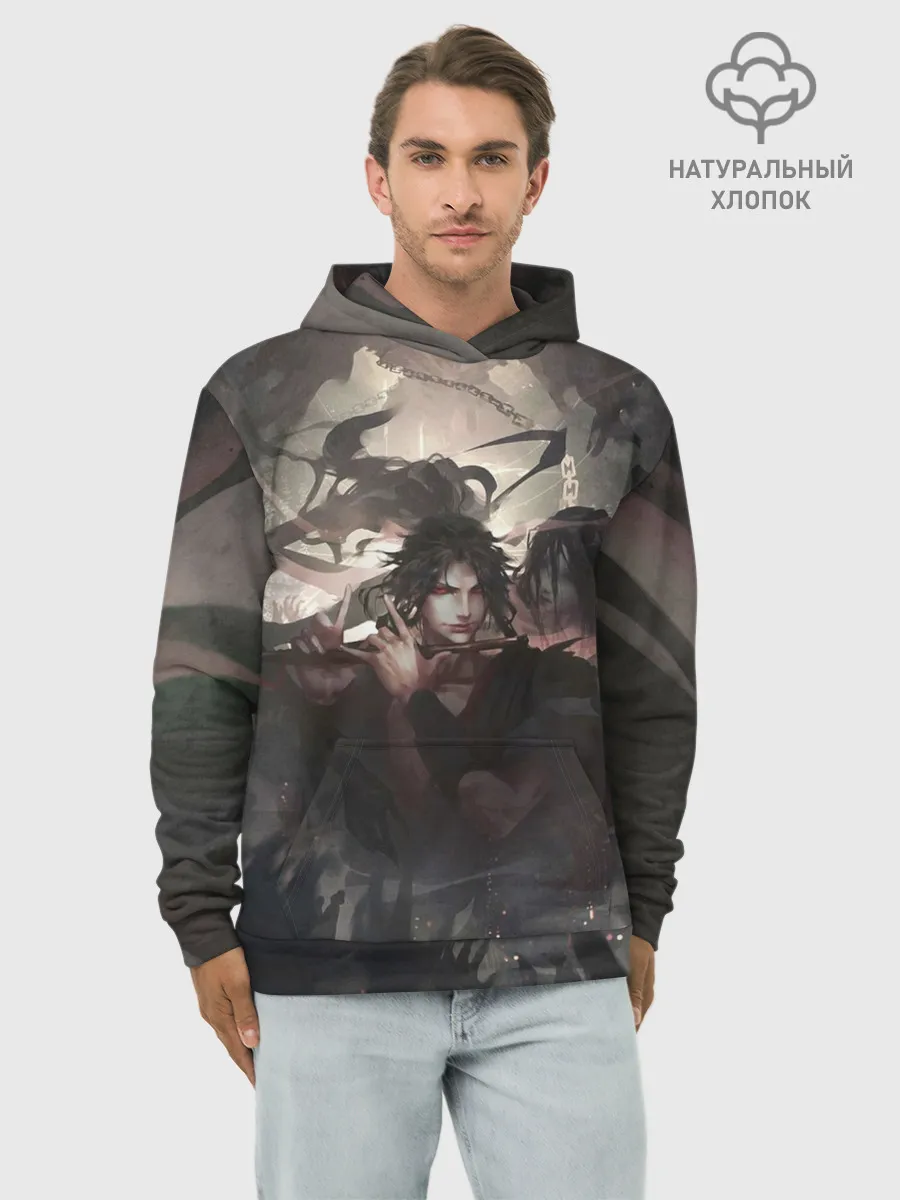 Худи мужской база хлопок / Вэй Ин