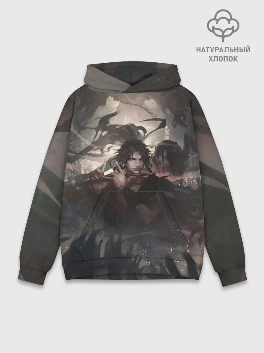 Худи мужской база хлопок / Вэй Ин