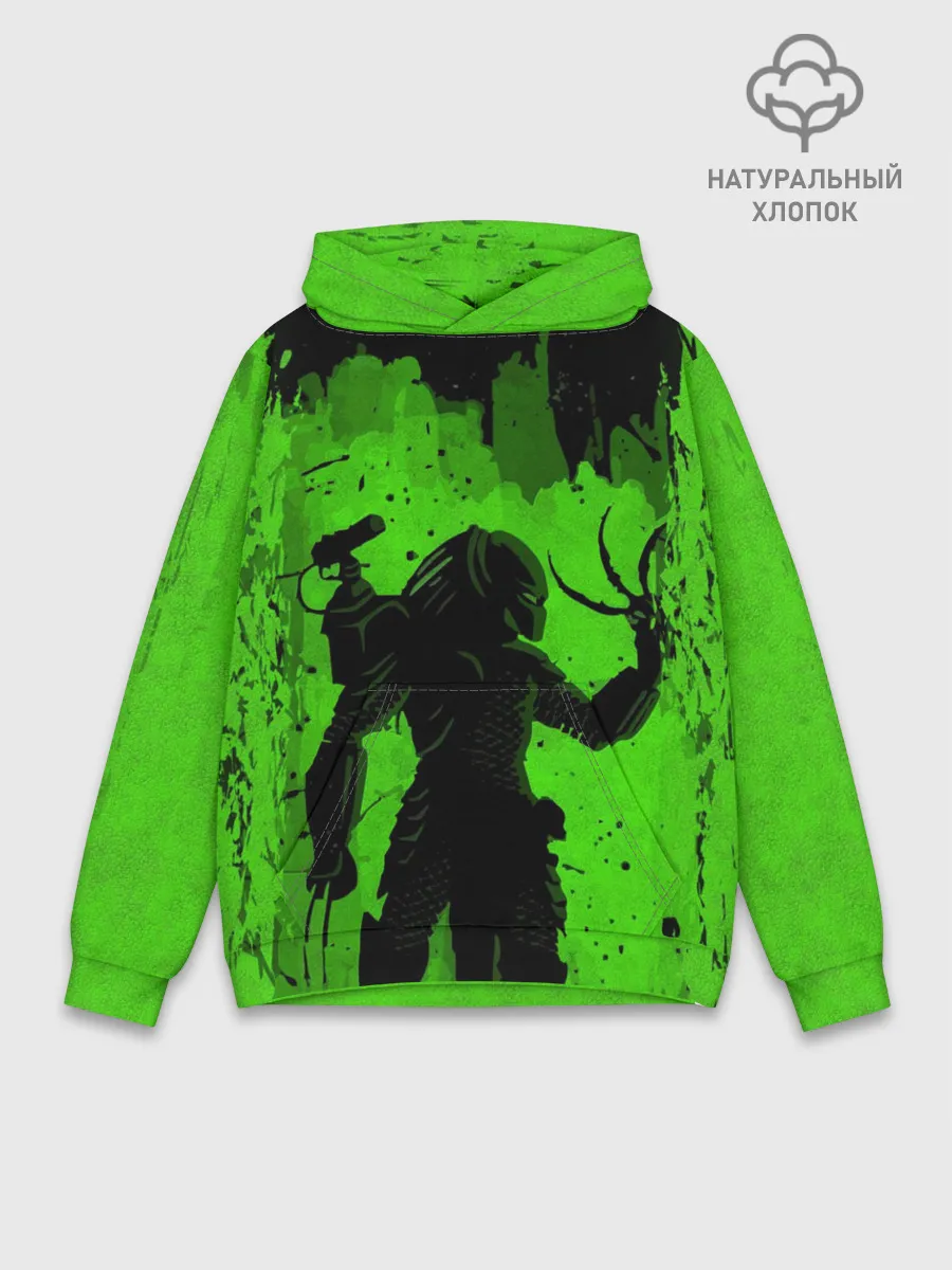 Худи мужской база хлопок / Predator