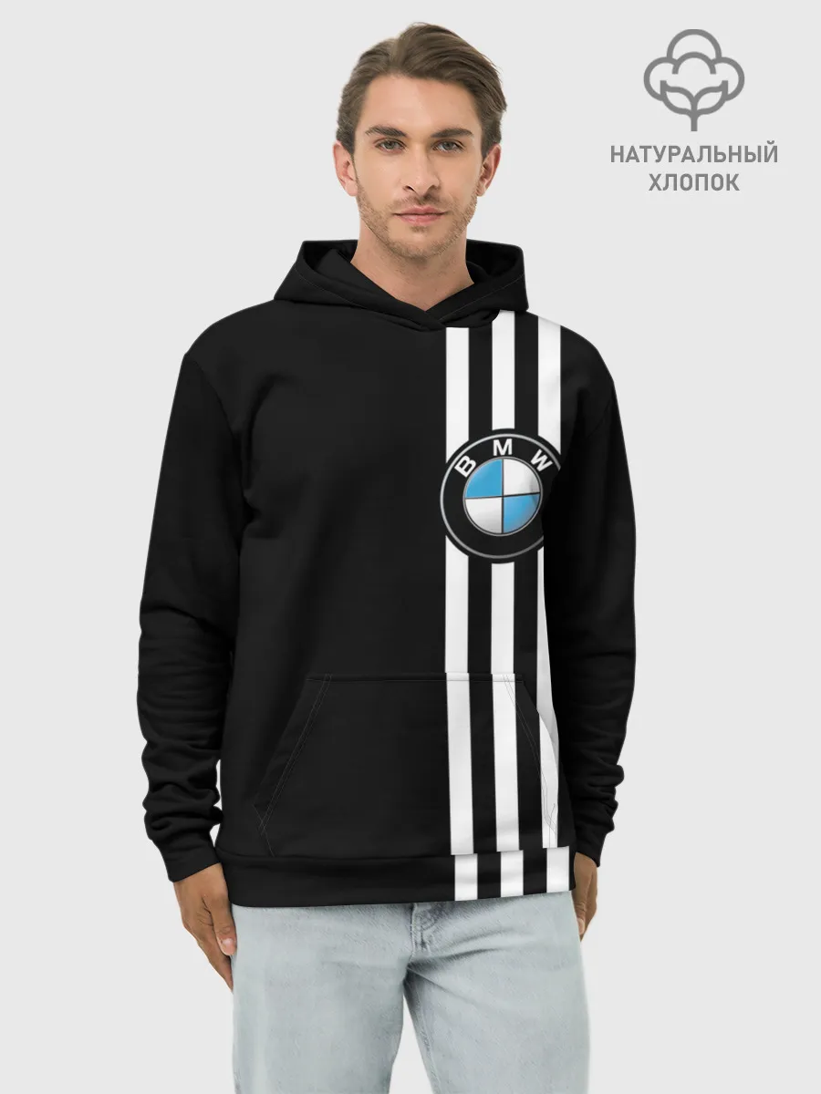 Худи мужской база хлопок / BMW SPORT
