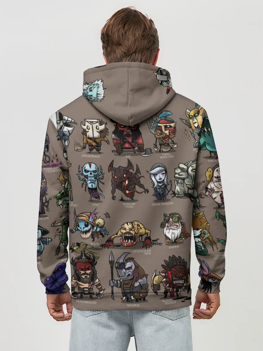 Худи мужской база хлопок / Коры Доты 2