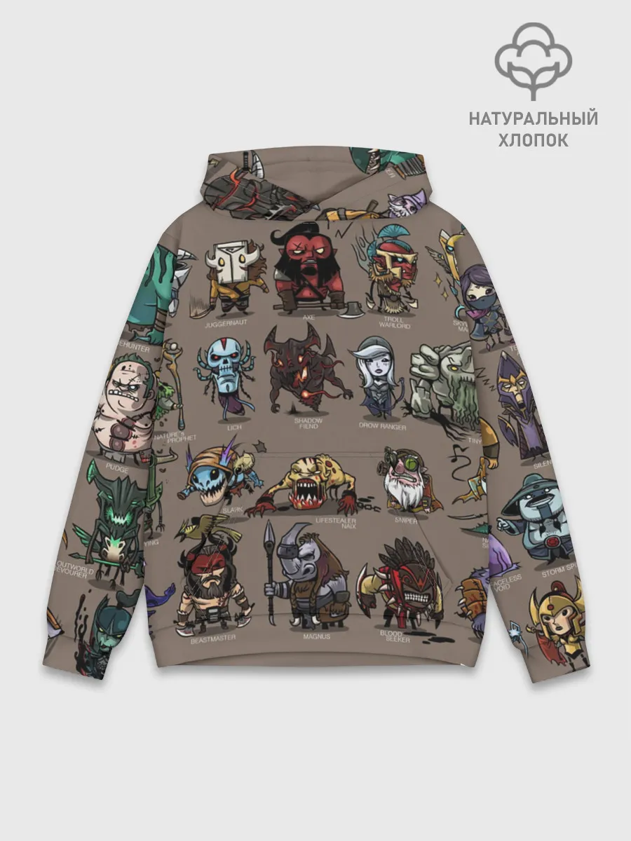 Худи мужской база хлопок / Коры Доты 2