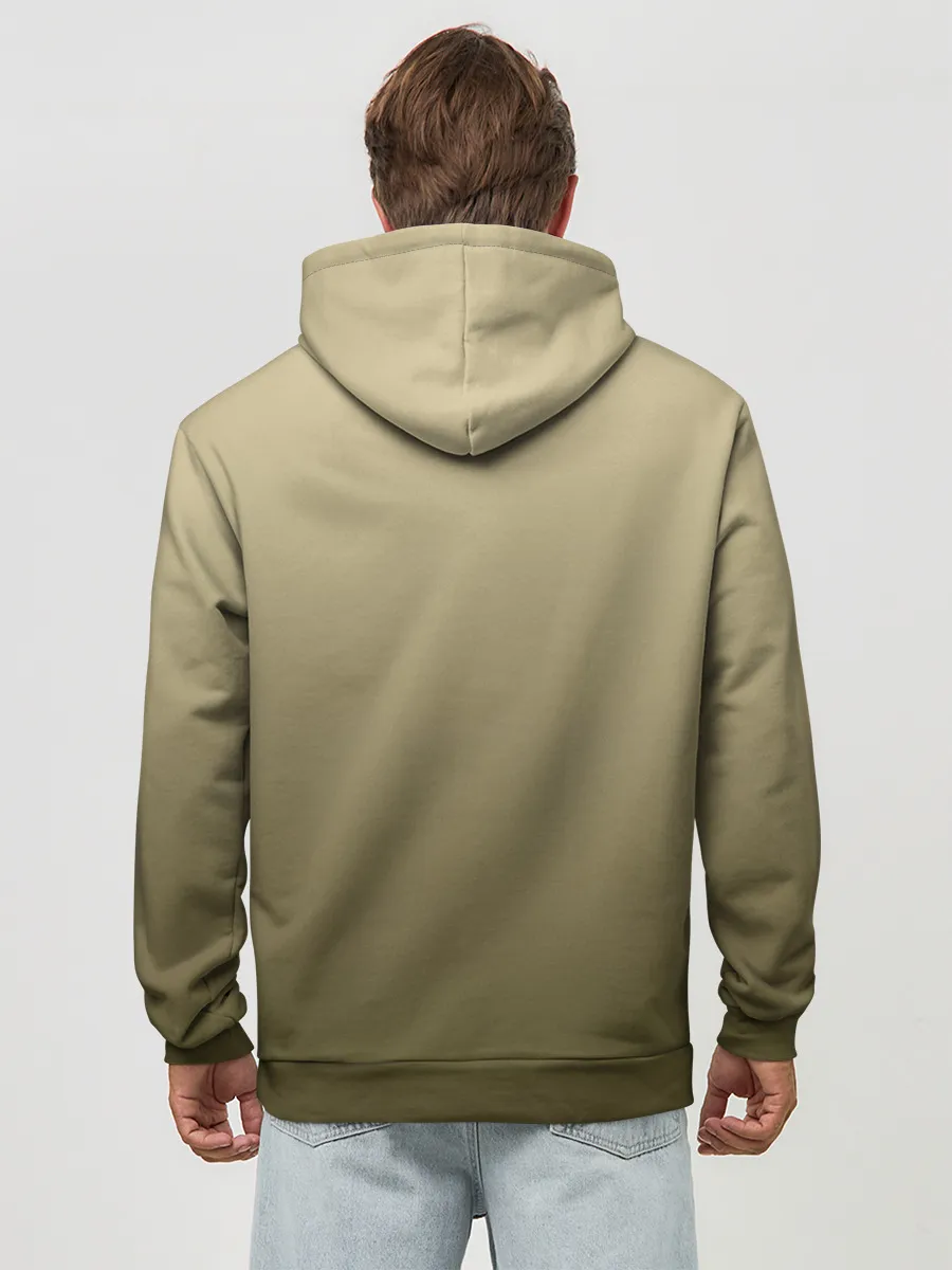 Худи мужской база хлопок / сонная сова и кофе идеальное