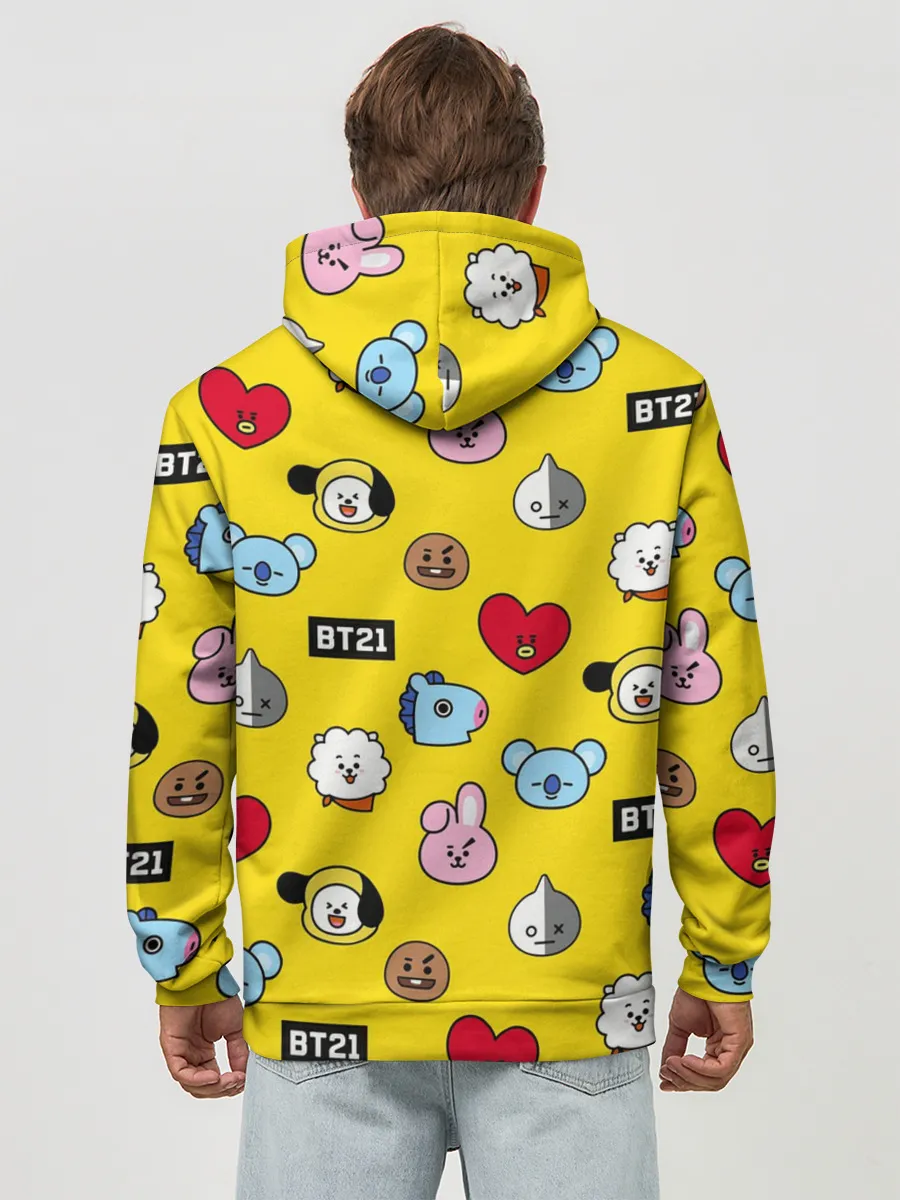 Худи мужской база хлопок / BTS