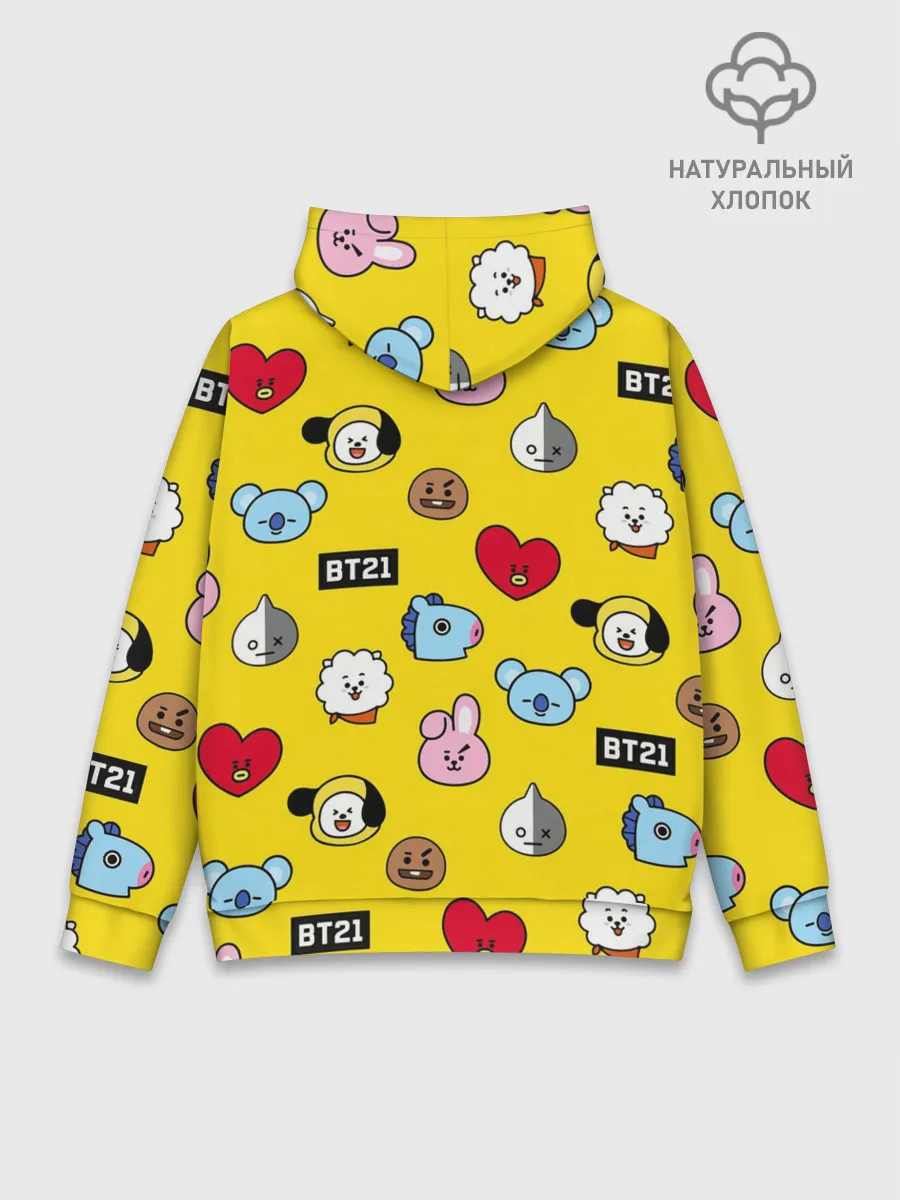 Худи мужской база хлопок / BTS