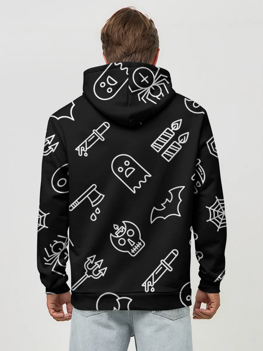 Худи мужской база хлопок / Страшилки