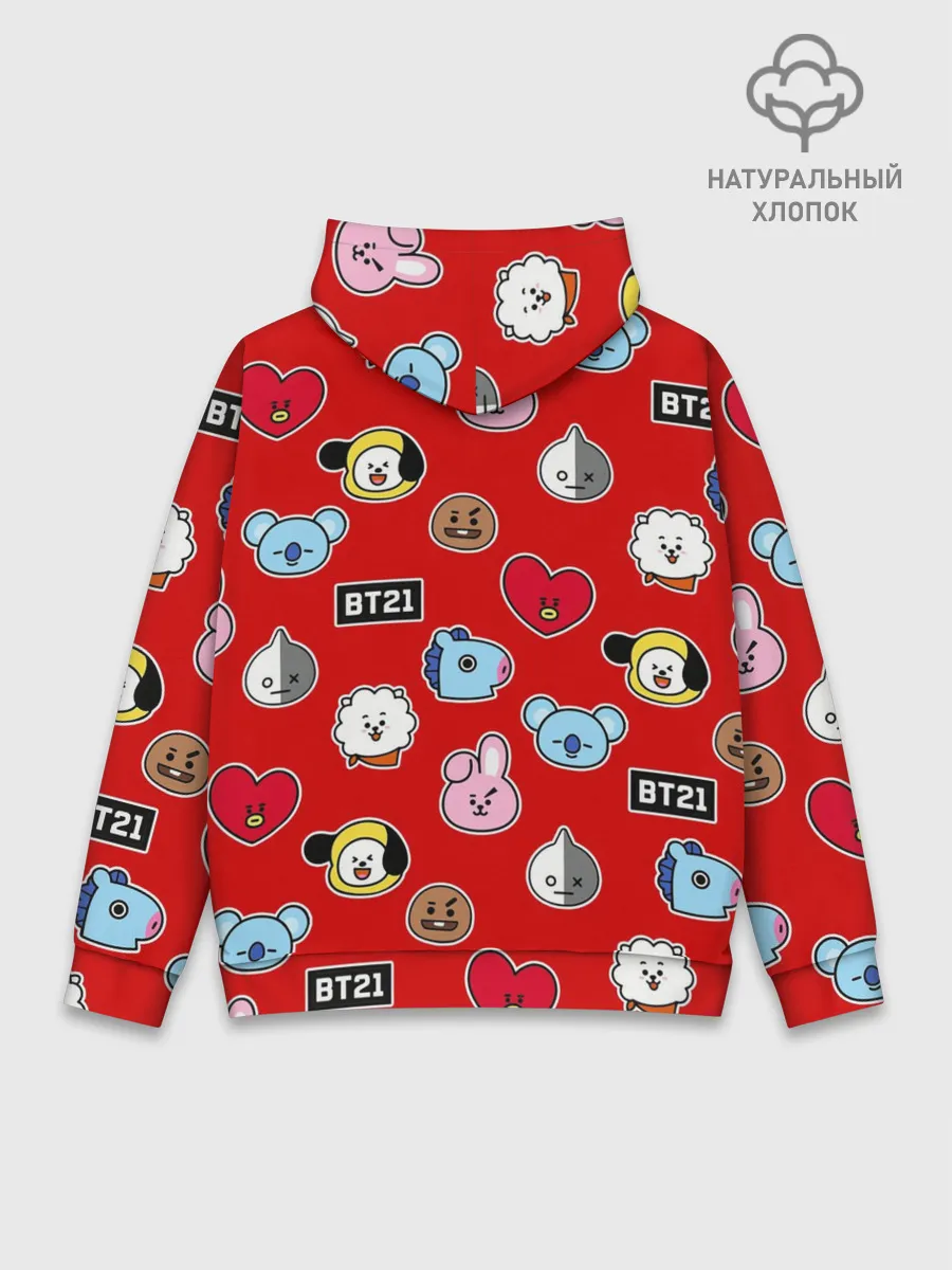 Худи мужской база хлопок / BTS