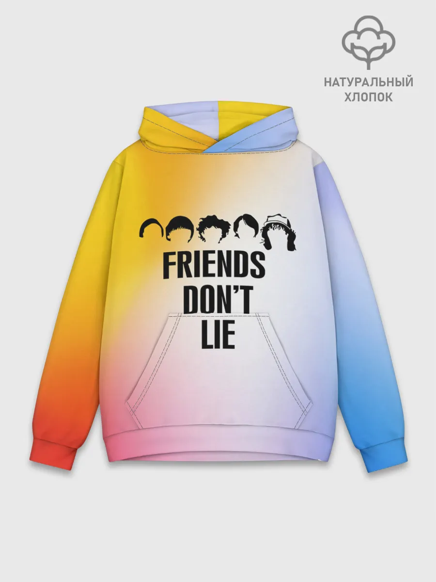 Худи мужской база хлопок / Очень странные дела