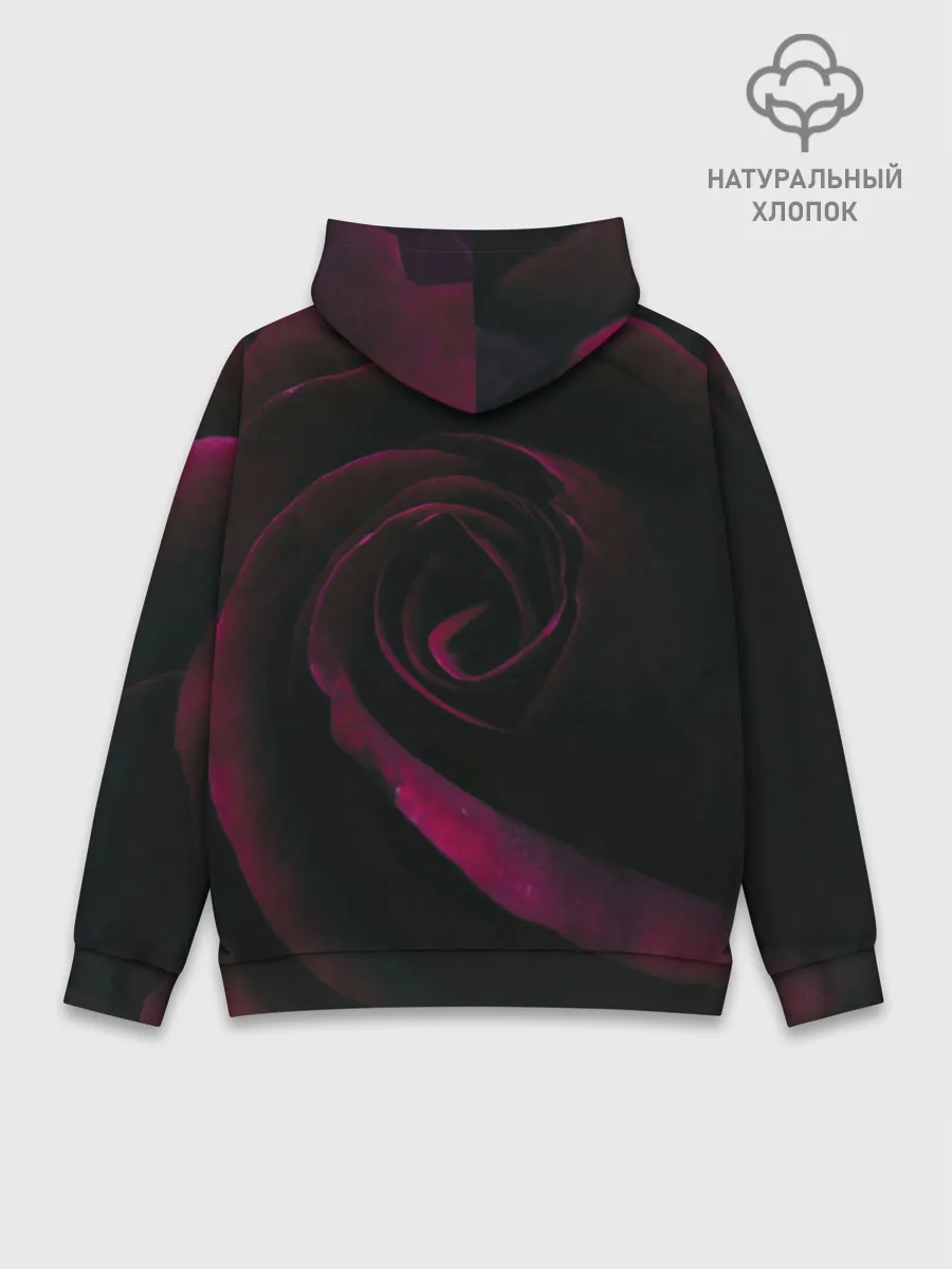 Худи мужской база хлопок / Dark Rose