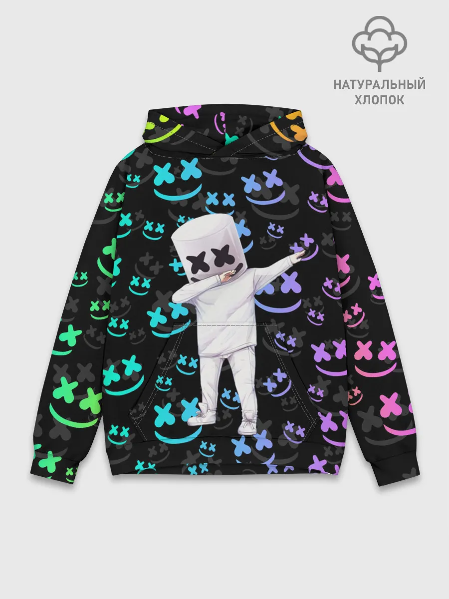 Худи мужской база хлопок / Marshmello
