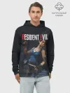Худи мужской база хлопок / Resident Evil