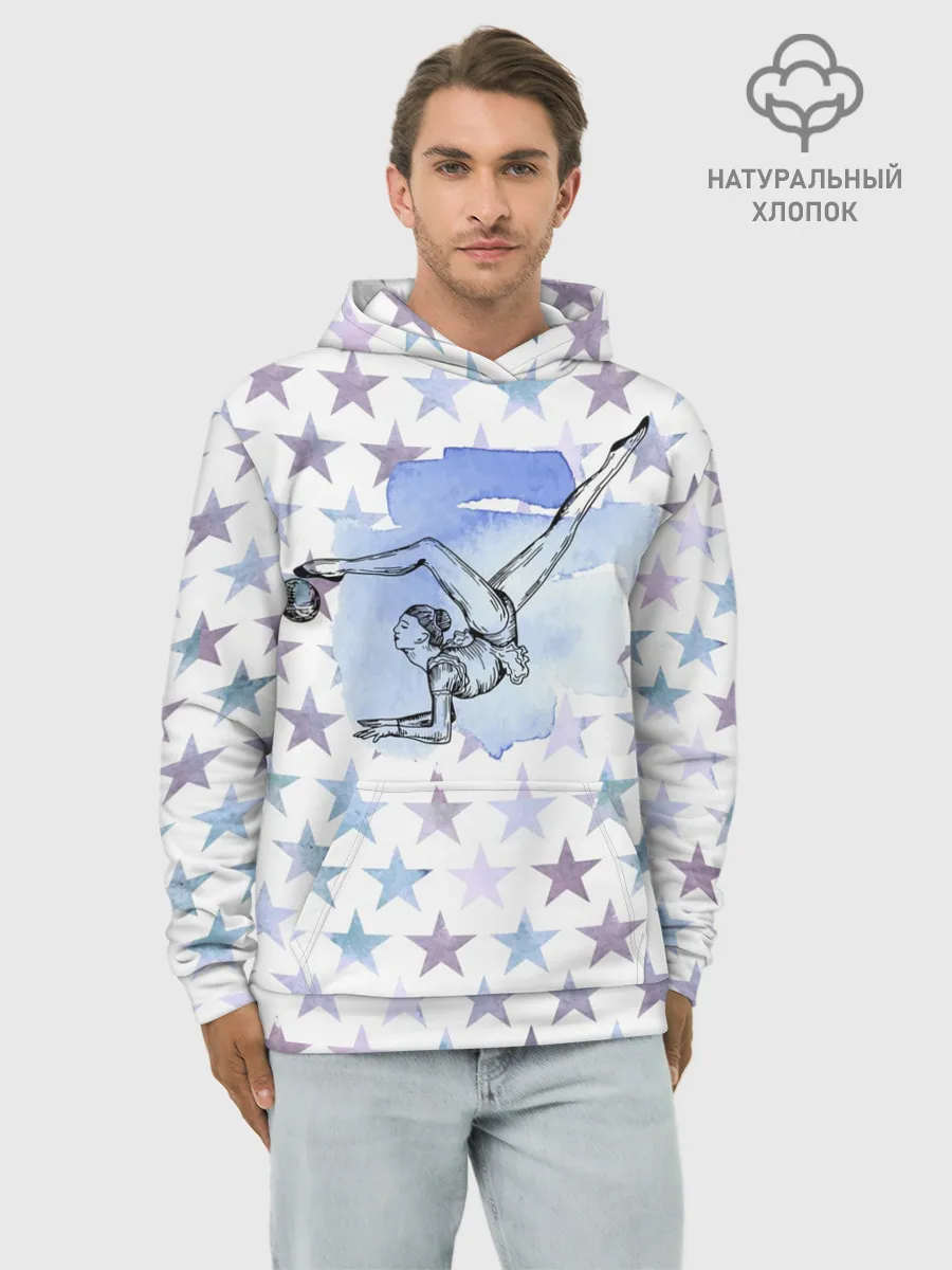 Худи мужской база хлопок / gymnastics