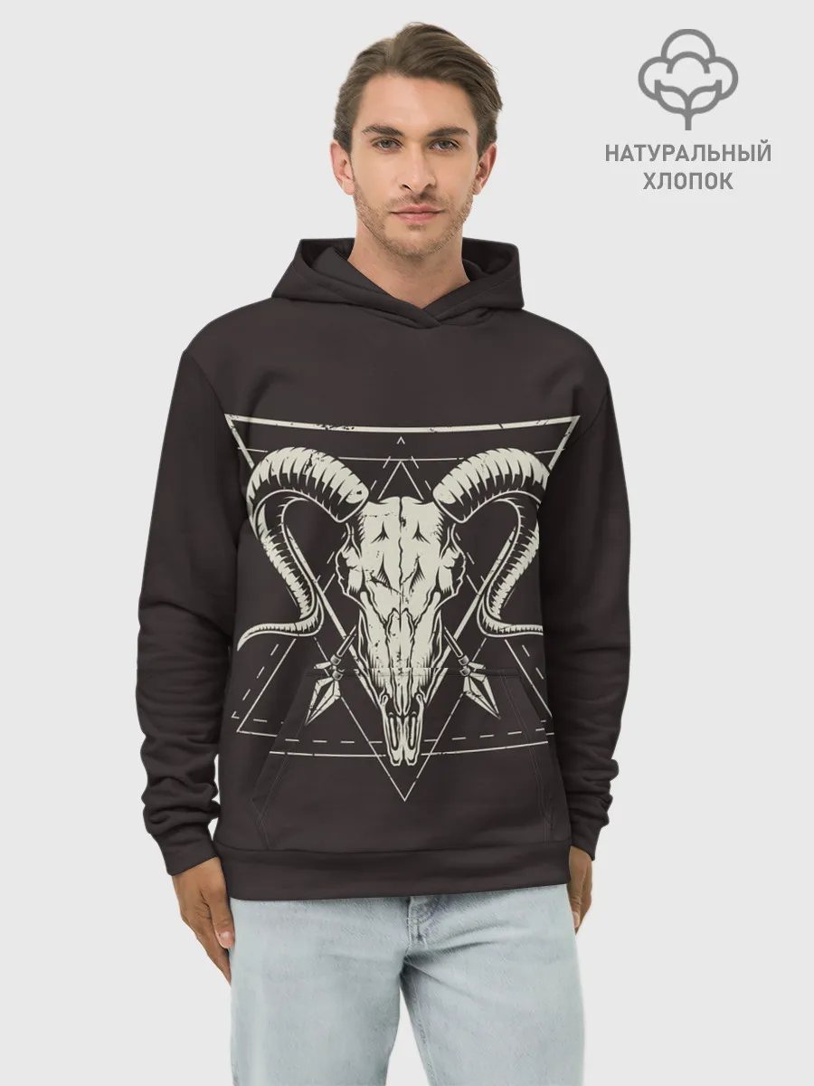 Худи мужской база хлопок / Культ