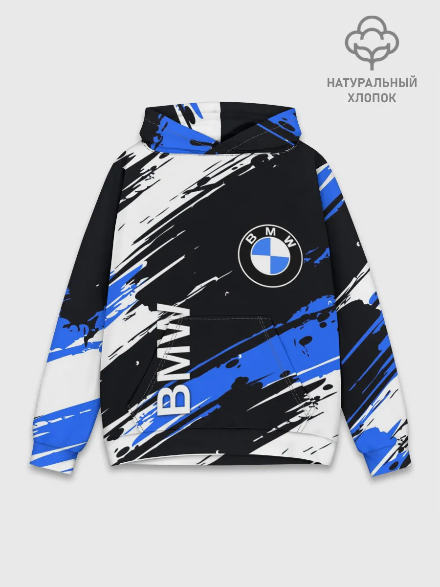 Худи мужской база хлопок / BMW