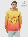 Худи мужской база хлопок / Пикачу