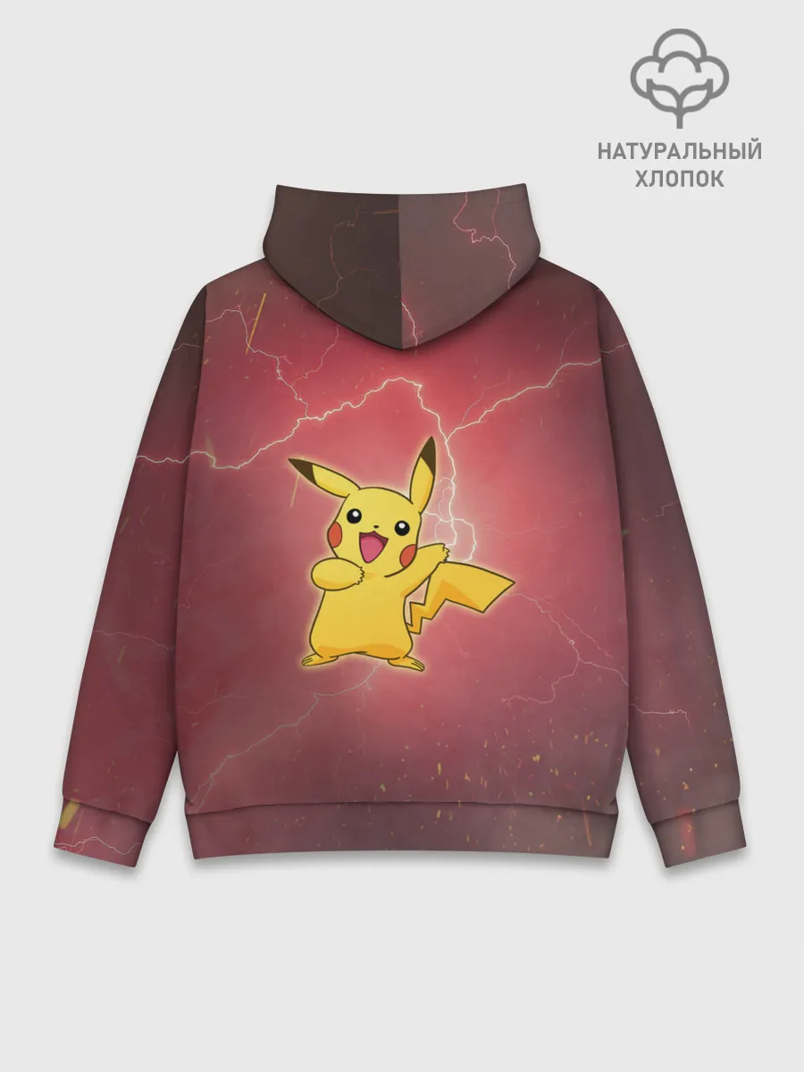 Худи мужской база хлопок / Pokemon