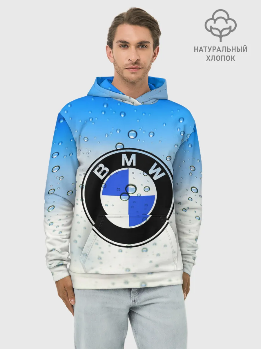Худи мужской база хлопок / BMW