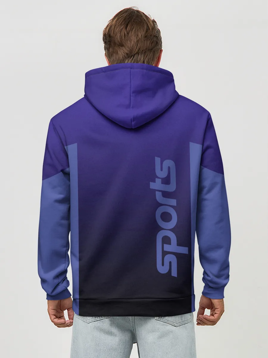 Худи мужской база хлопок / Спорт